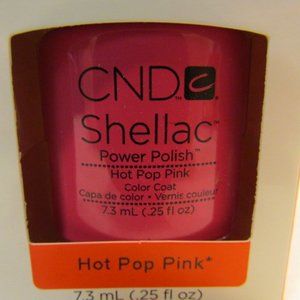 CND Shellac Brand Color Coat “Hot Pop Pink” .25 oz